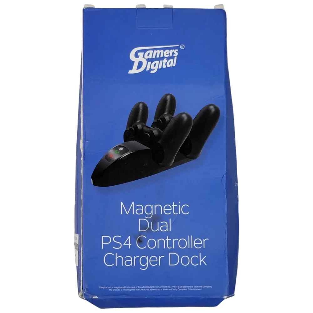 Gamers Digital Magnetic Dual PS4 Controller Charger Dock